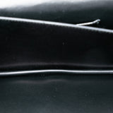 Metal Trimmed Smooth Calfskin Clutch Black - Lab Luxury Resale