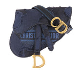 Dior Camouflage Saddle Belt Bag Blue