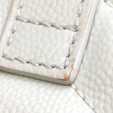 Grained de Poudre Cassandre Wallet on Chain White - Lab Luxury Resale