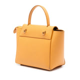 Nano Grained Calfskin Belt Bag Yellow - Lab Luxury Resale