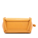 Nano Grained Calfskin Belt Bag Yellow - Lab Luxury Resale