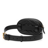 GG Marmont Matelasse Leather Belt Bag Black - Lab Luxury Resale
