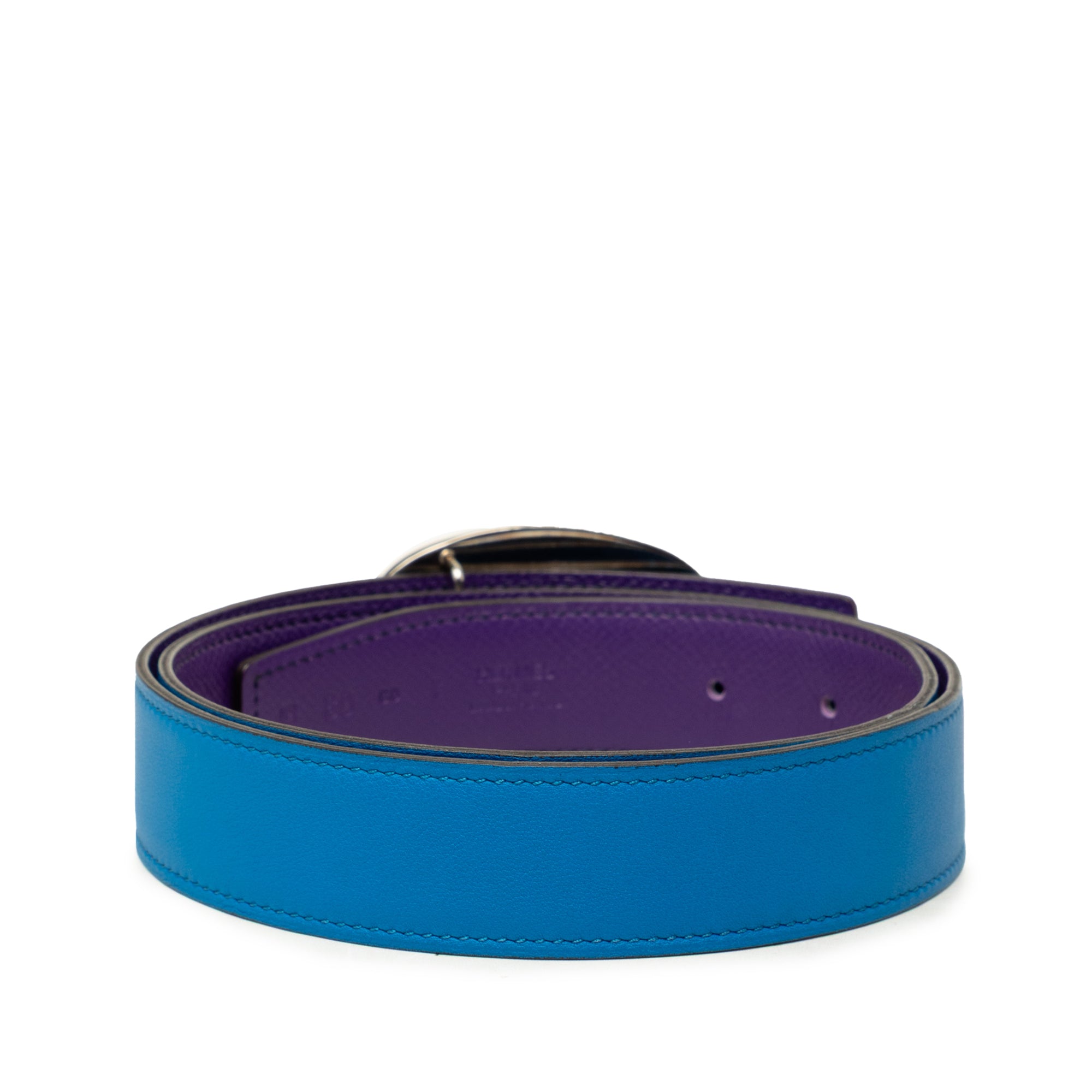 Swift and Epsom Chain de Ancre Reversible Belt Blue - Lab Luxury Resale