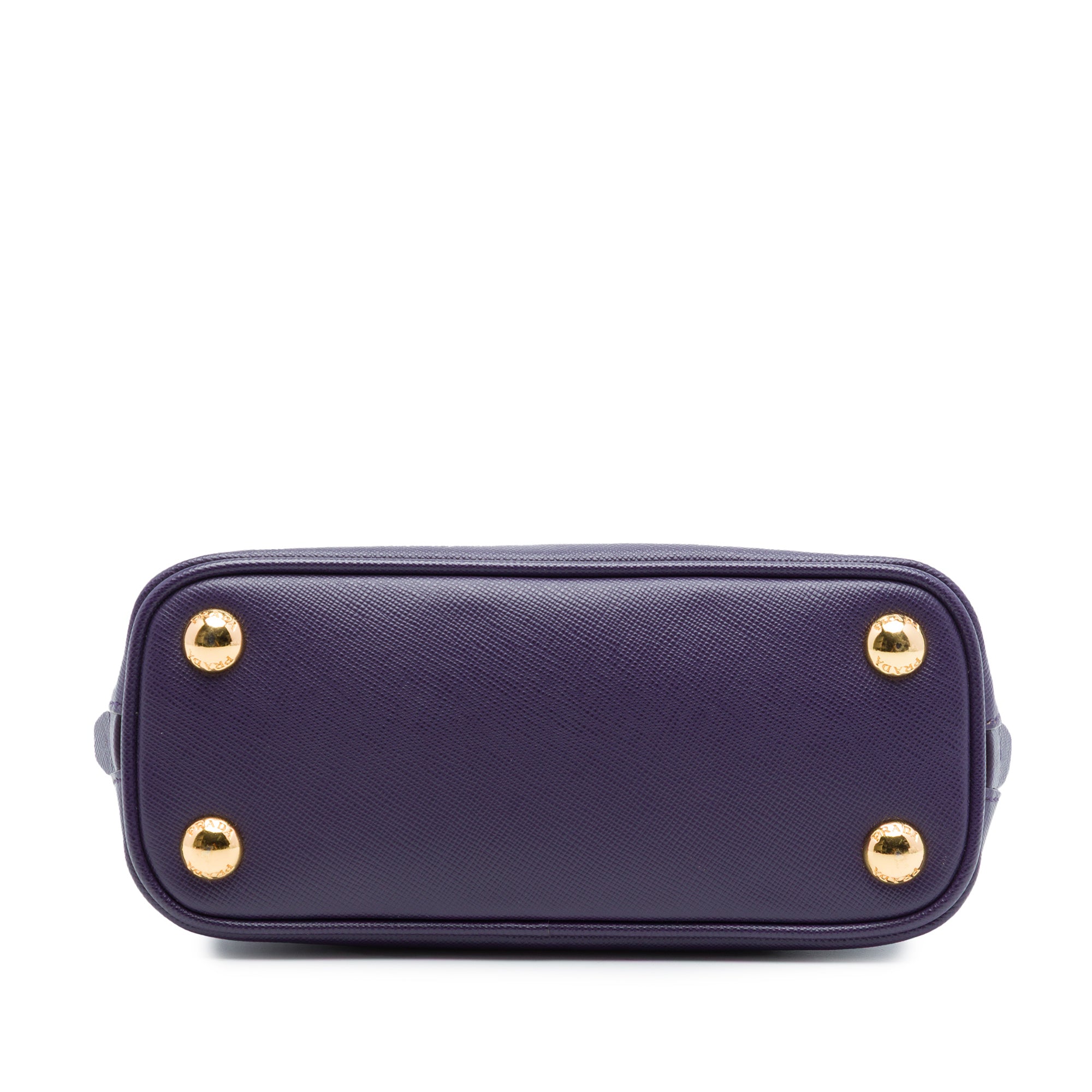 Mini Saffiano Lux Promenade Satchel Purple - Lab Luxury Resale