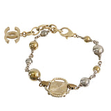 CC Gold and Palladium Plated Station Bracelet Gold - Lab Luxury Resale