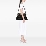 Chloé Large Pebbled Leather Paraty Satchel Black