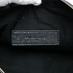 Lambskin Motocross Classic Clip Clutch M Black - Lab Luxury Resale