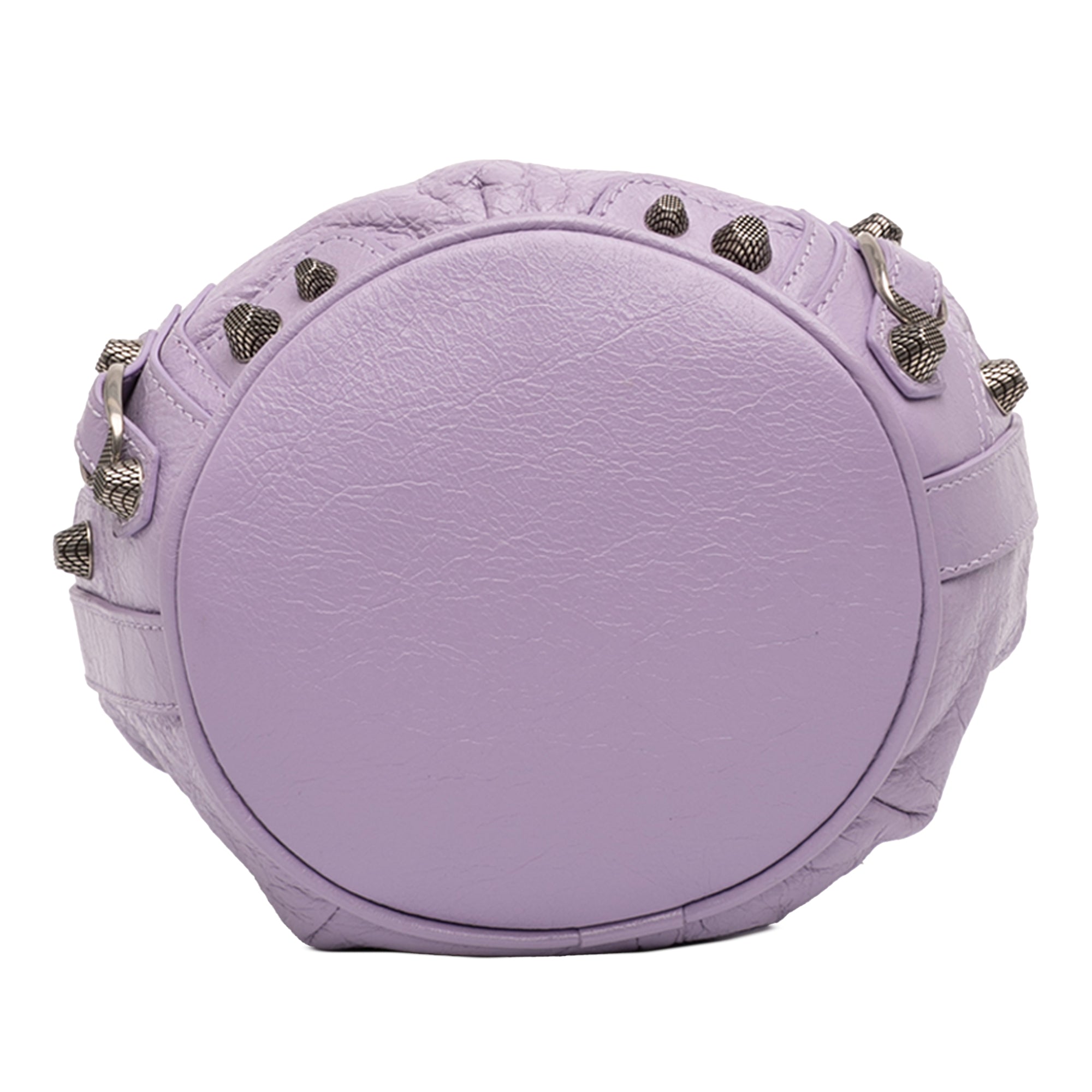 Lambskin Le Cagole Bucket Bag XS Purple - Lab Luxury Resale