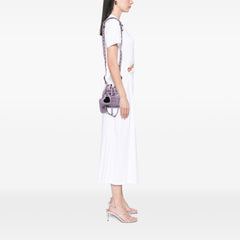 Lambskin Le Cagole Bucket Bag XS Purple - Lab Luxury Resale