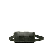 Intrecciato Cassette Belt Bag Black - Lab Luxury Resale
