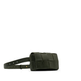 Intrecciato Cassette Belt Bag Black - Lab Luxury Resale