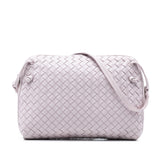Nappa Intrecciato Nodini Crossbody Purple - Lab Luxury Resale