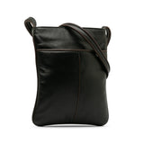 Leather Crossbody Bag Black - Lab Luxury Resale