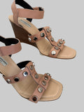 Balenciaga Tan strappy sandals Size 38 - LAB