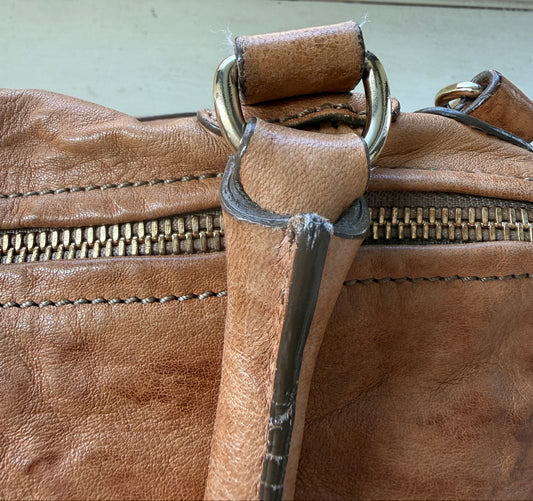 Givenchy Large Pepe Tan Pandora bag featuring sleek design and spacious interior, perfect for stylish everyday use.