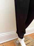 Horses Atelier Black Satin Jogger Size 3 US 8/10 - LAB