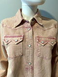 The Great The Howdy Buttoned Shirt Sunfaded Blush Size 1 (small) - LAB