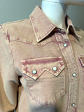 The Great The Howdy Buttoned Shirt Sunfaded Blush Size 1 (small) - LAB