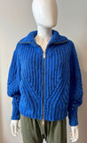 Isabel Marant Blue Zip Cardigan Size 36/2