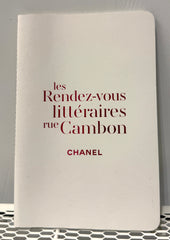 Chanel lined notebooks for home use, featuring elegant design and high-quality paper, with four notebooks displayed.