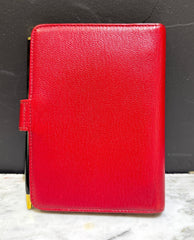 Pre-Owned Chanel Vintage Red Leather Agenda