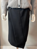 Acne Asymetrical Black Hoist Skirt Size 38/6 - LAB