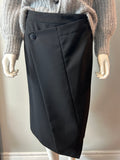 Acne Asymetrical Black Hoist Skirt Size 38/6