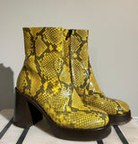 Simon Miller yellow Snake Boots Size 40