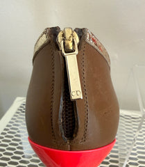 Dior Ibiza sandal in size 37, stylish women's shoes with beige and brown straps, featuring a chic open-toe design.