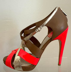 Dior Ibiza sandal in size 37, stylish designer shoes with tan straps and flat sole, perfect for casual summer wear.