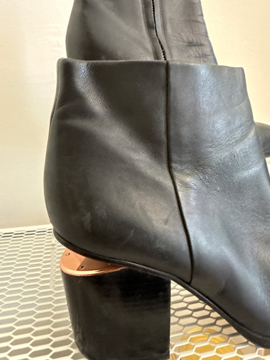 Alexander Wang Rosegold Gabi Boot Size 37.5