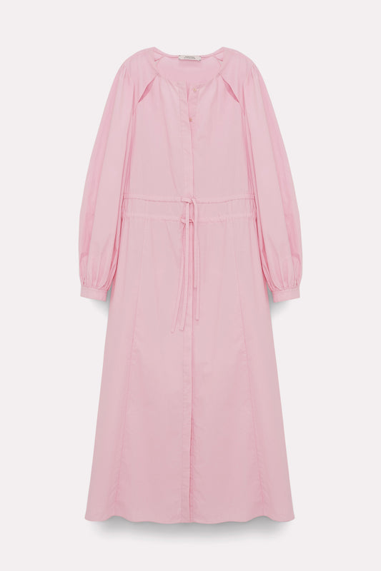 Pink Dorothee Schumacher dress with cutouts, size 2, featuring a stylish and elegant design perfect for fashionable occasions.