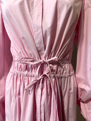 Pink Dorothee Schumacher dress with cutout details, size 2, stylish and elegant women's clothing.