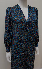 Smythe Blue Floral 2-Piece Set XS