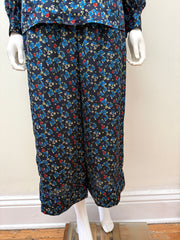 Smythe Blue Floral 2-Piece Set XS
