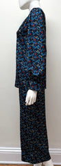 Smythe Blue Floral 2-Piece Set XS