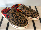 R13 Canvas Animal Print Sneakers Size 5-Shoes-LAB