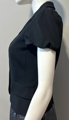 Moschino Cheap and Chic blazer in size 8, stylish women’s clothing featuring a tailored fit and classic design.