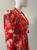 ULLA JOHNSON Floral Print Mini Dress Size 2-Dresses-LAB