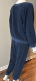 Suzie Kondi The Saba Raglan Top in Terry Navy Size L-sweatshirt-LAB