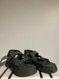 GANNI Lug Sandals Green Size 40