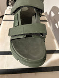 GANNI Lug Sandals Green Size 40 - LAB