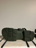 GANNI Lug Sandals Green Size 40 - LAB