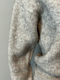 ISABEL MARANT Rane Half-Zip Sweater - Beige/grey Size 36/4 - LAB