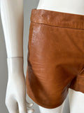 Object by Danier Leather Brown leather shorts Size 2 - LAB