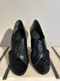 Alexander Wang Embossed Alla wedge peep toe Size 38-Shoes-LAB