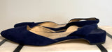 Paul Andrew Blue Suede Slingback Size 38-Shoes-LAB