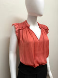 Ulla Johnson Ren Coral Sleeveless Blouse - LAB