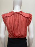 Ulla Johnson Ren Coral Sleeveless Blouse - LAB