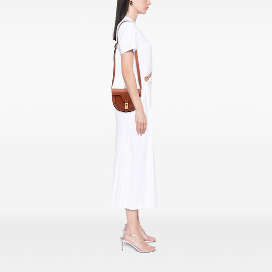 Small Calfskin Besace 16 Crossbody Brown - Lab Luxury Resale